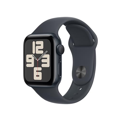 Apple Watch SE (2nd Gen) [GPS 40mm] with Midnight Aluminium Case and Midnight Sport Band