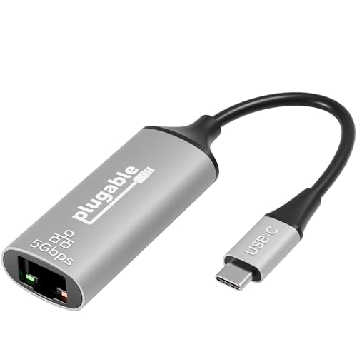 Plugable USBC-E5000 5Gbps USB-C Ethernet Adapter