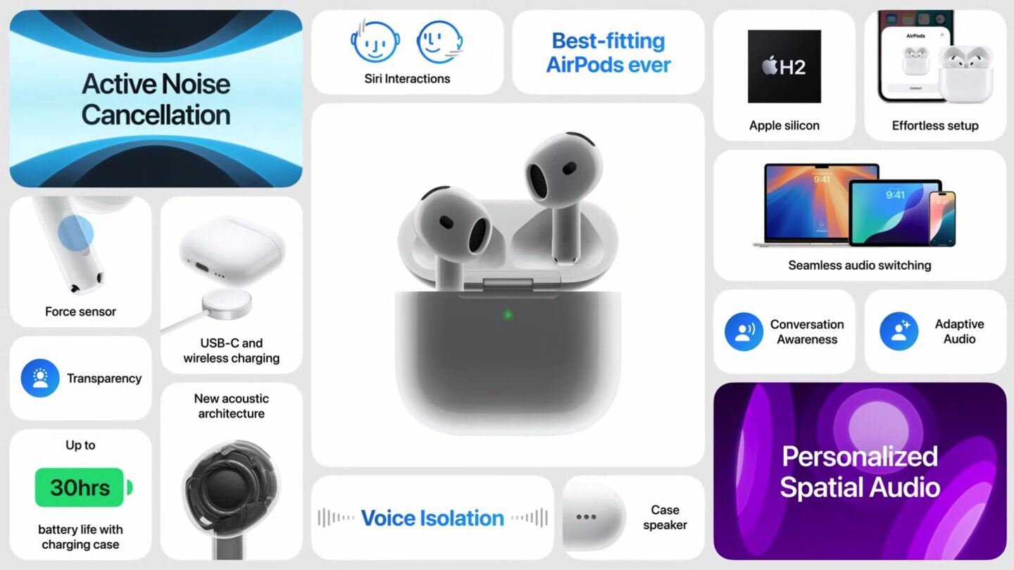 AirPods 4 bento box