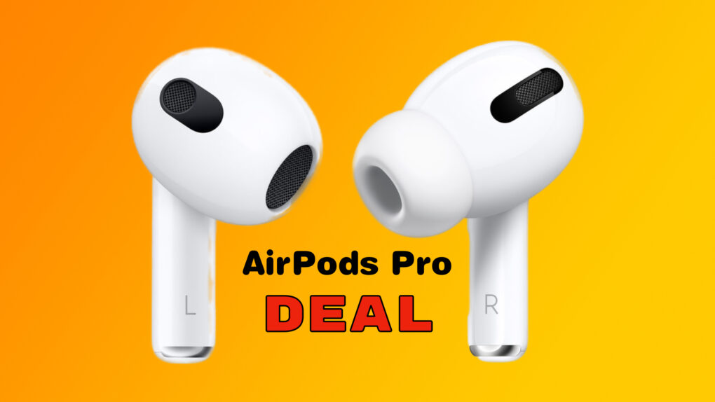 Photo of Apple earbuds with the words 