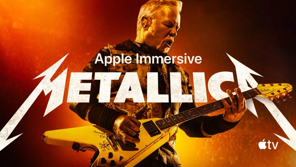 A photo of Metallica guitarist James Hetfield with the words, 