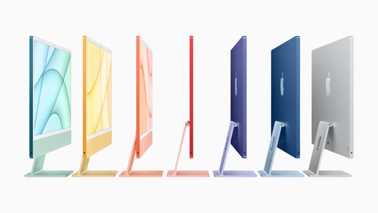 The new M1 iMac reconnected with its colorful heritage.