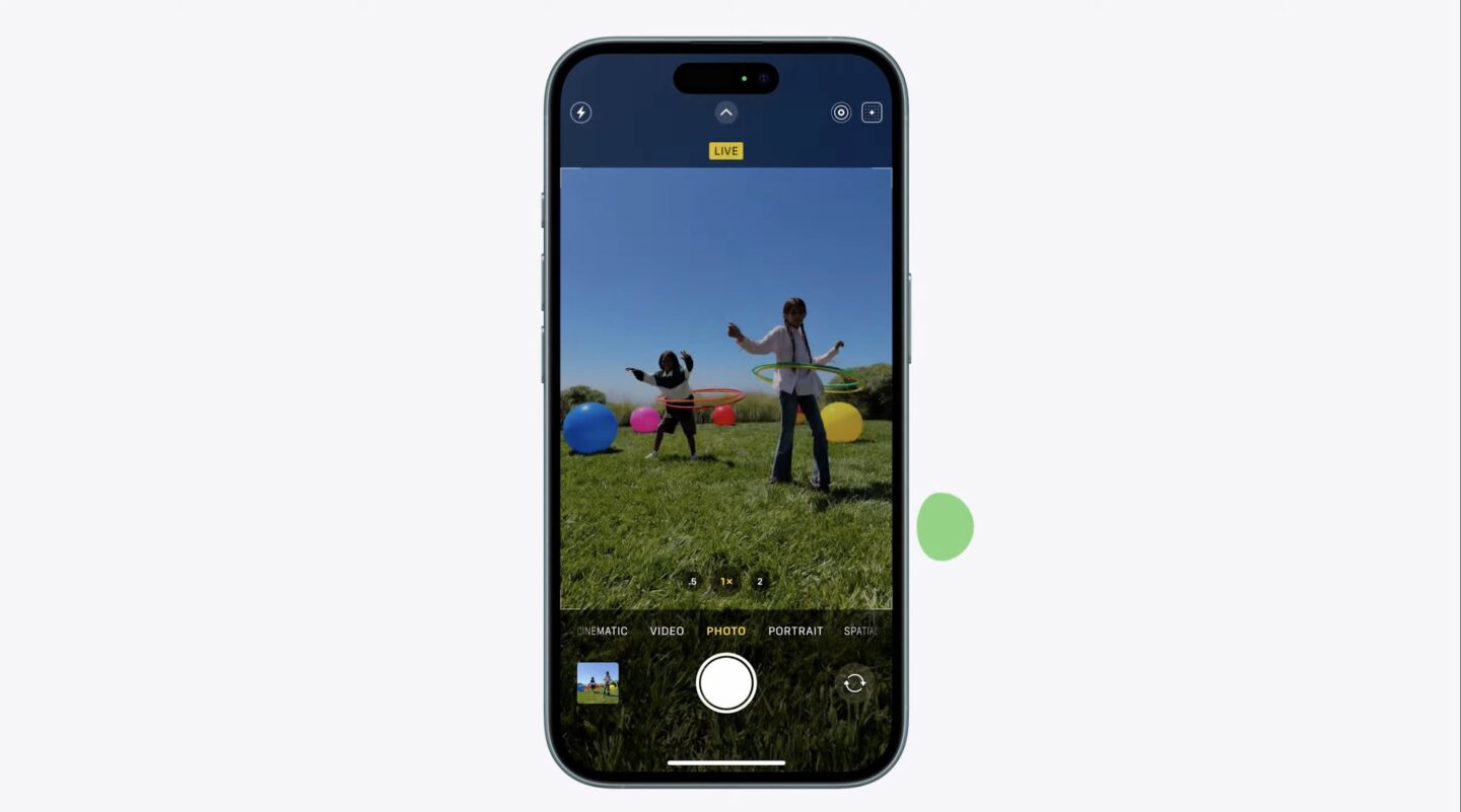 Press the iPhone 16 Camera Control button to open the Camera app