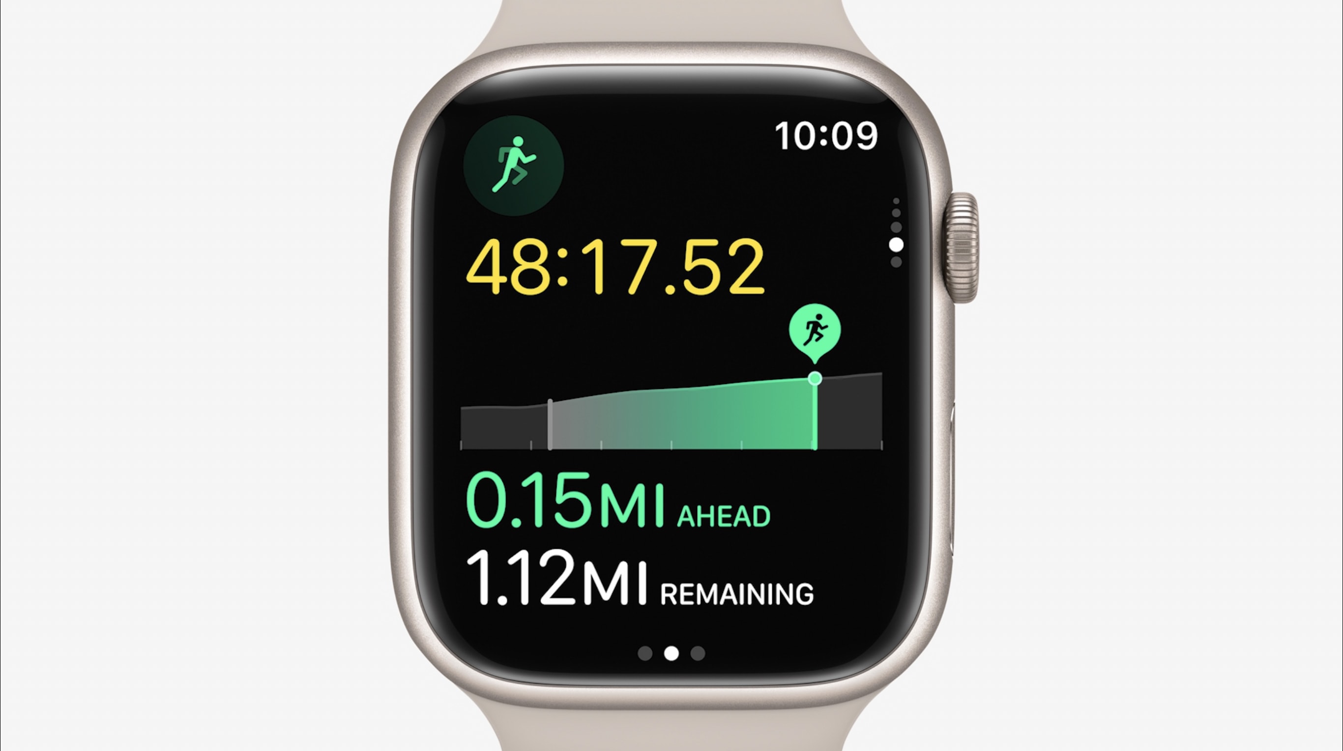 Compete against yourself on your regular running route