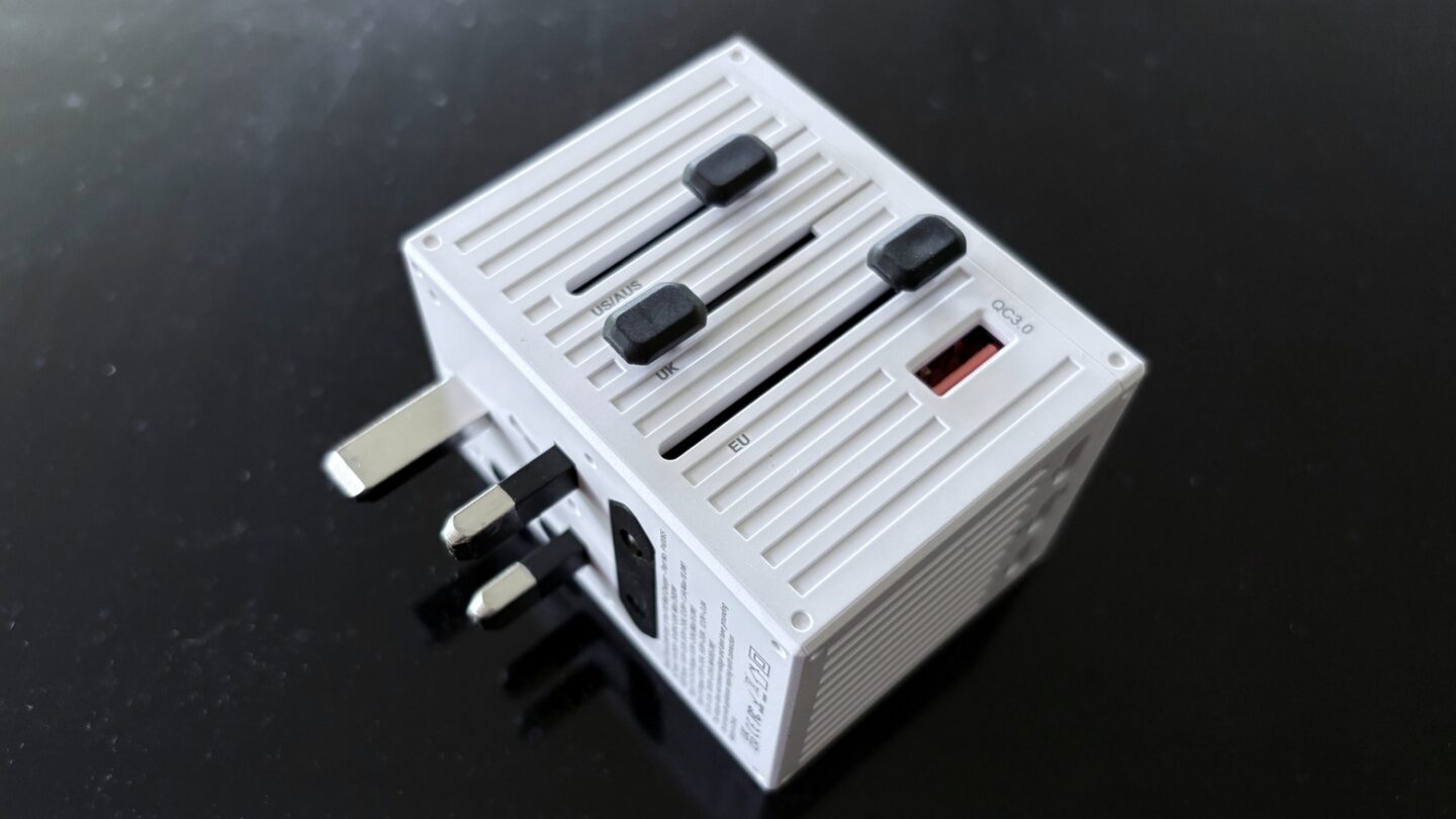 EZQuest WorldTravel travel adapter: international power prongs