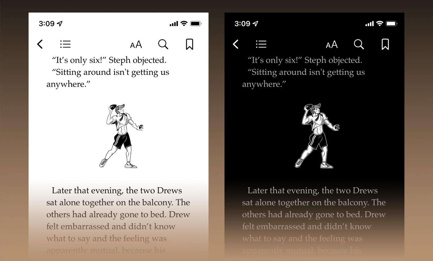 Use transparent PNGs to make sure your illustrations look great on both light and dark backgrounds.