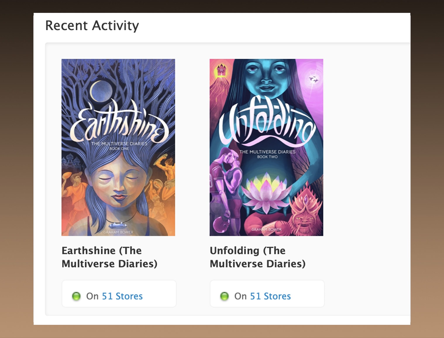 When the traffic light turns green, your ebook will appear on the store.
