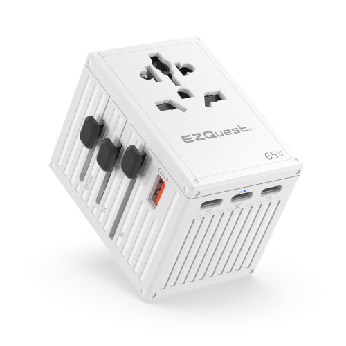 EZQuest WorldTravel 65W GaN 5 Port with PD Wall Charger