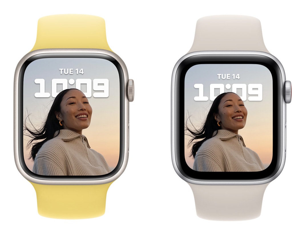 The Series 7 display is 17% larger than Series 6.
