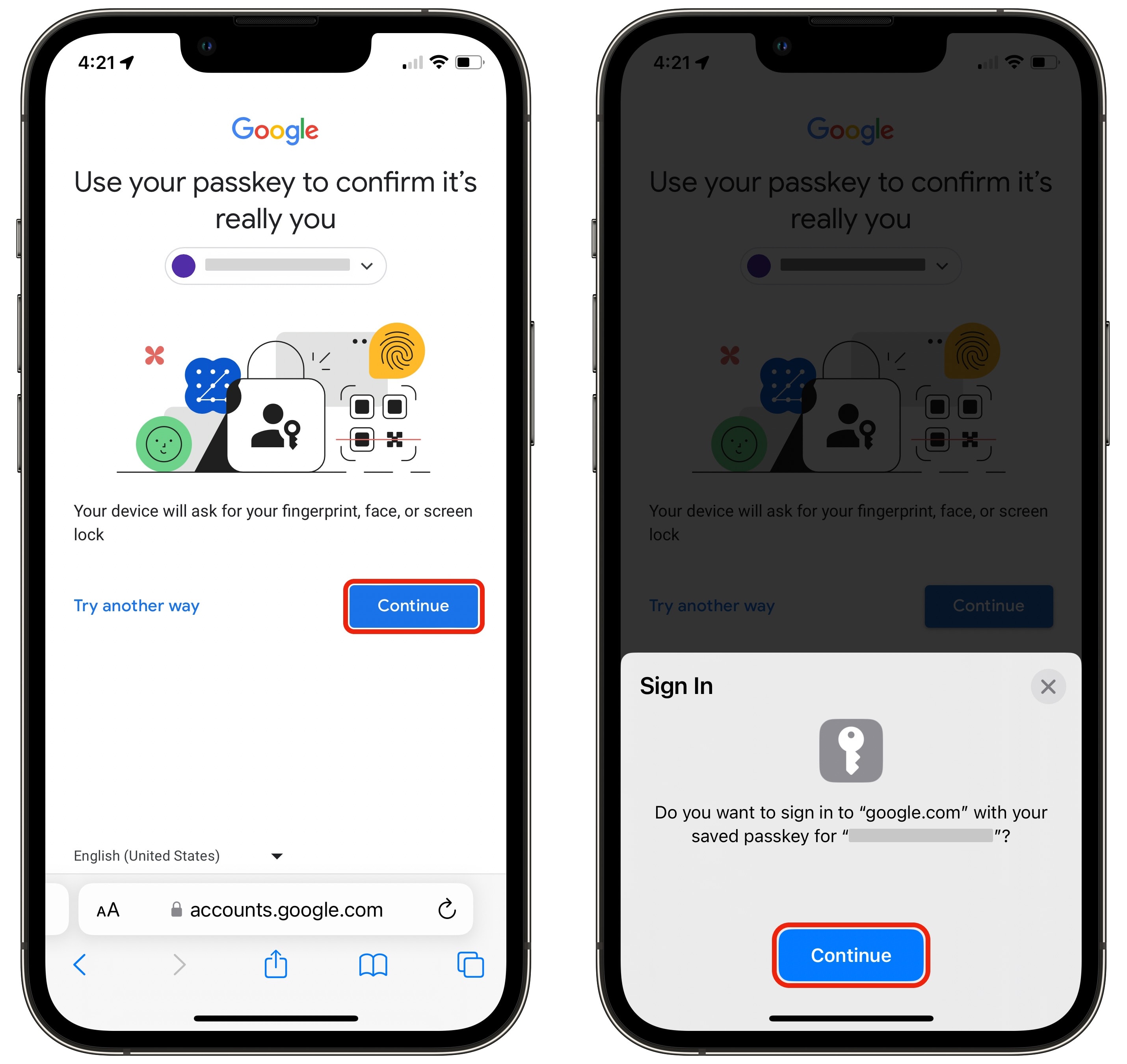 Sign In to Google with a Passkey