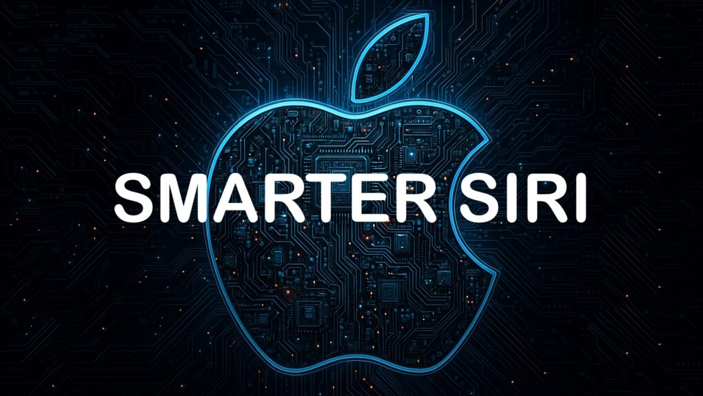 Image of an Apple logo and the words 