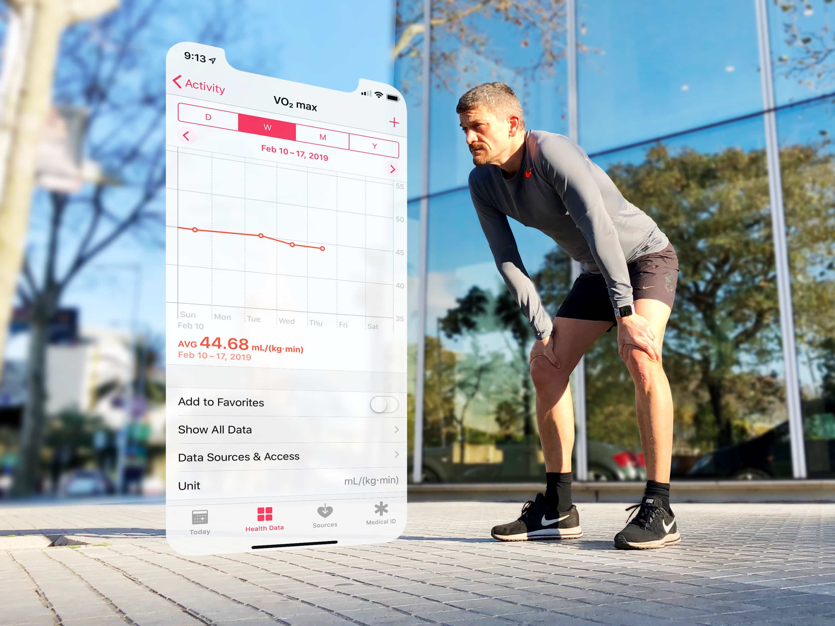 You will find your predicted VO<sub>2</sub> max in the Health app on your iPhone