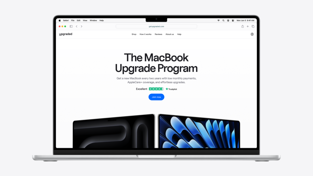 Image of a MacBook with the words 